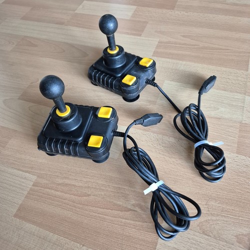 ✅ 2 Josticks Zipstik Super Pro ⭐ Commodore Amiga 500 Atari ⭐ guter Zustand ⚡