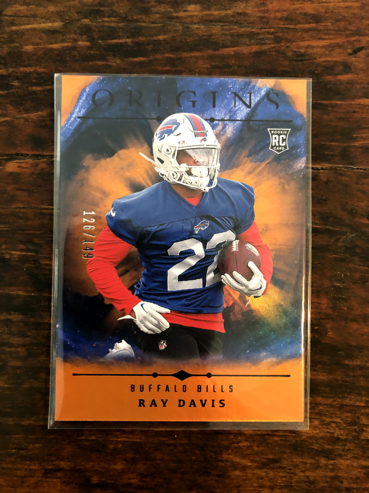 2024 Panini Origins Holo Orange #131 Ray Davis 126/149 Bills