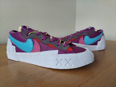 Nike Blazer Low x Kaws x Sacai Purple Dusk Bnib Herren Sneaker Schuhe UK 10,5