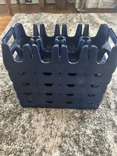 Lot of 5 Vintage Pepsi Cola Plastic 2 Liter 8 Bottle Carrier Crate