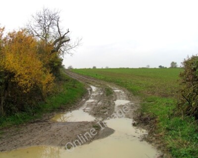 Photo 6x4 Another entrance to the fields Freeby  c2010
