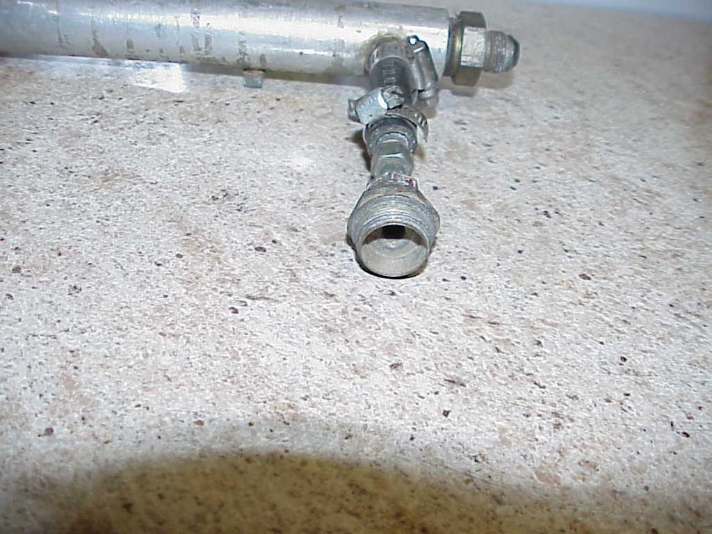 Aluminum Fuel Log With 08 Fittings from Holley Braswell Carburetor HH8