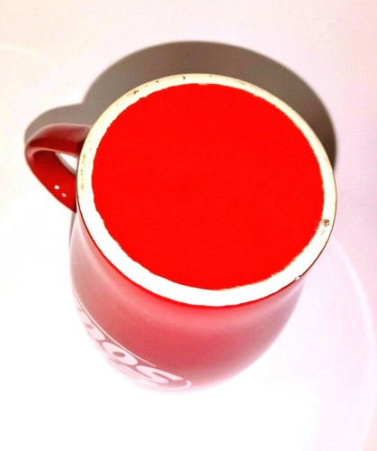 Cup a Soup (R) Red Ceramic soup Mug Cup Very Good Condition. - Picture 4 of 5