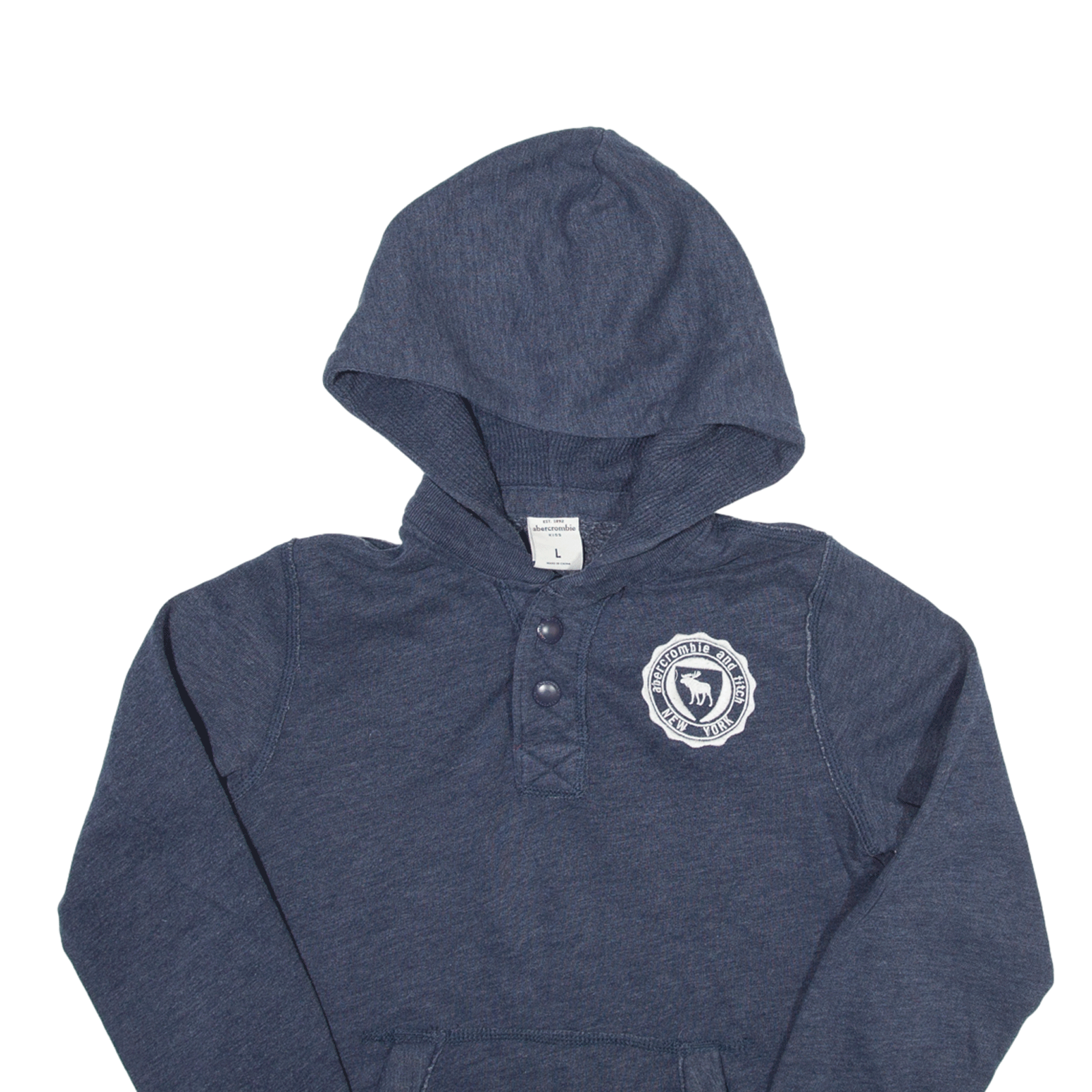 ABERCROMBIE & FITCH Hoodie Blue Pullover Boys L eBay