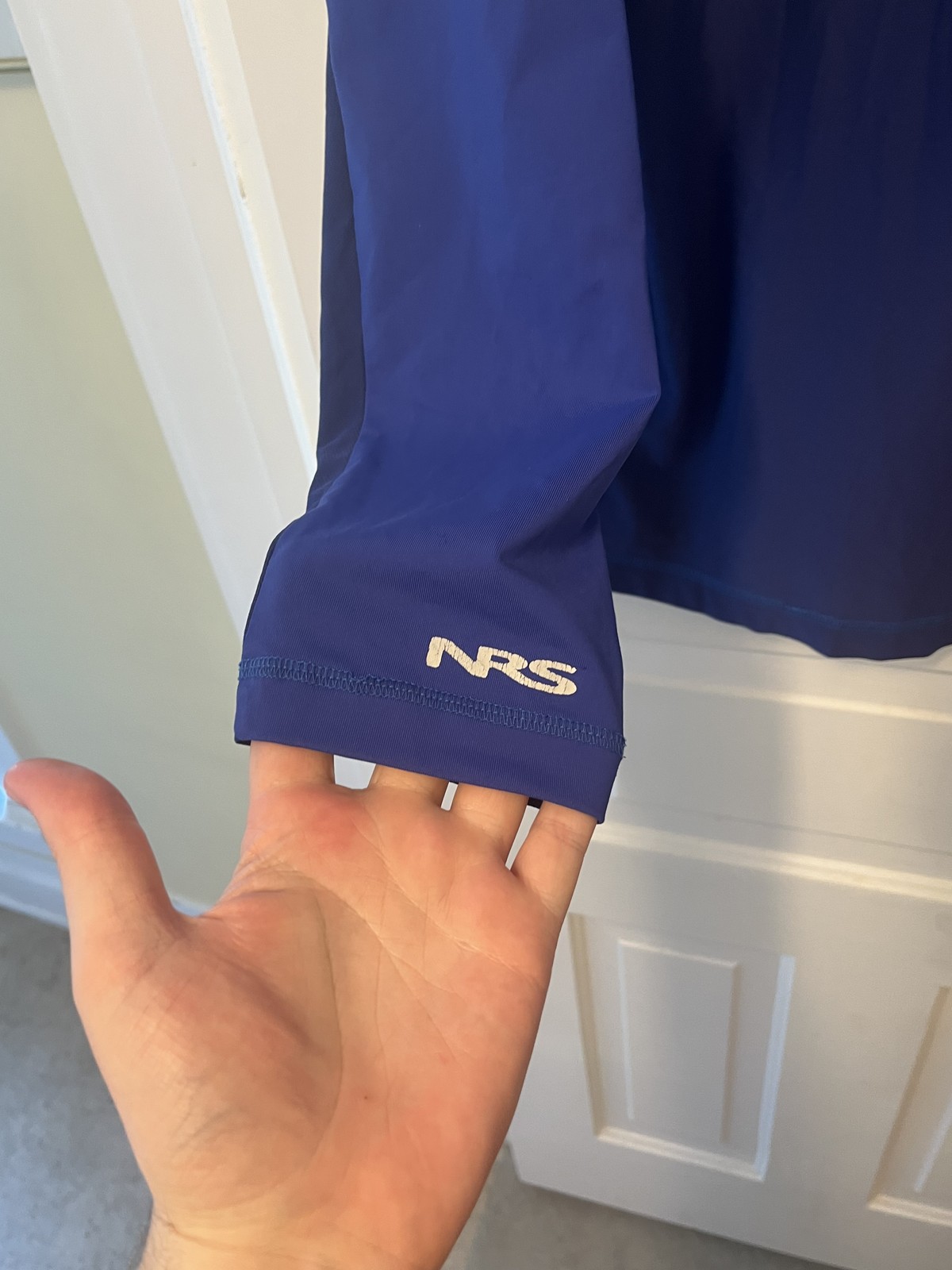 FILA Geyser Whitewater Expeditions Camicia Uomo Grande Blu Quarto Zip Pullover NRS