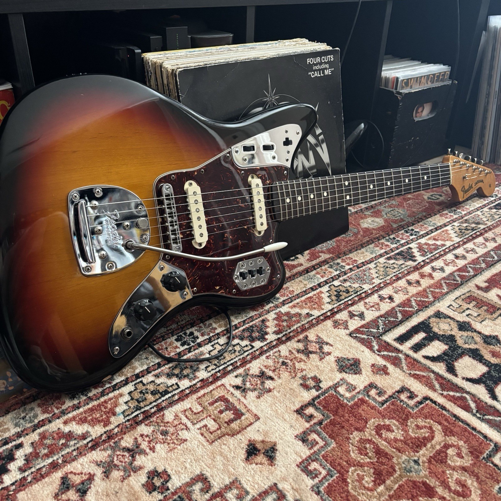 Fender Classic Player Special Jaguar 2008 Flame Maple Neck Rosewood Rare