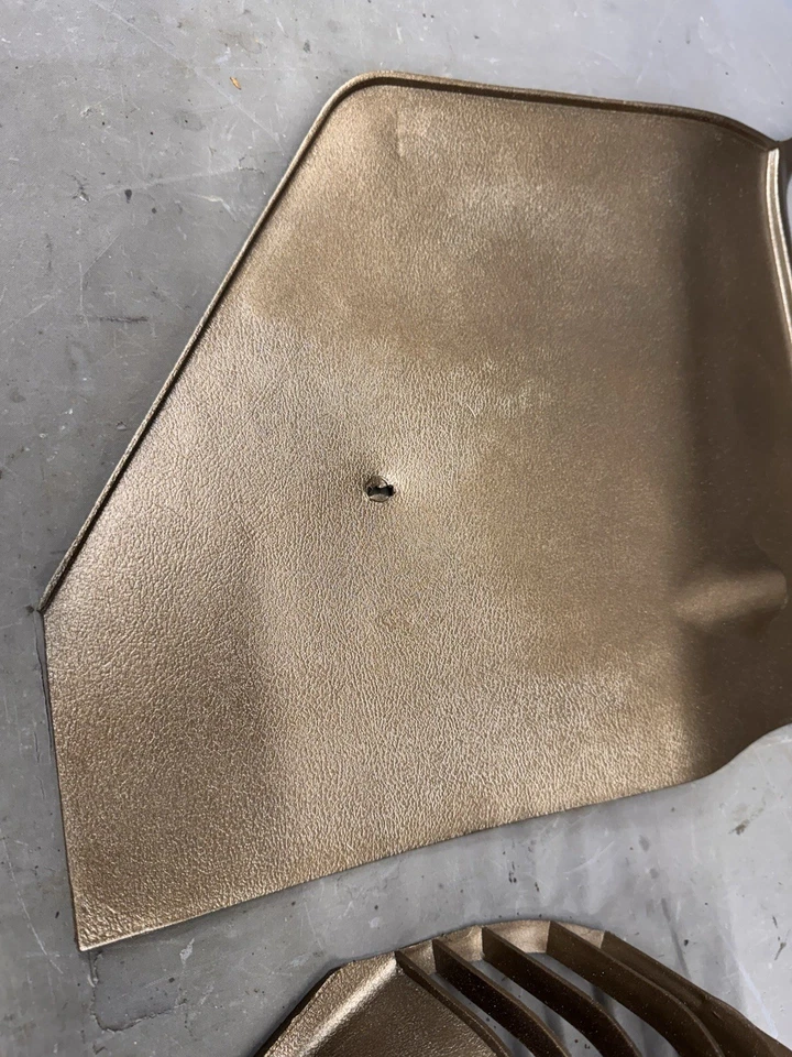 1969 1970 Chevy Impala Belair Biscayne Caprice A/C Fresh Air Vent Kick Panels - Image 2 of 4