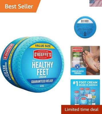 O'Keeffe's for Healthy Feet Foot Cream - 6.4 oz Jar (2 Pack) - Guaranteed Rel...