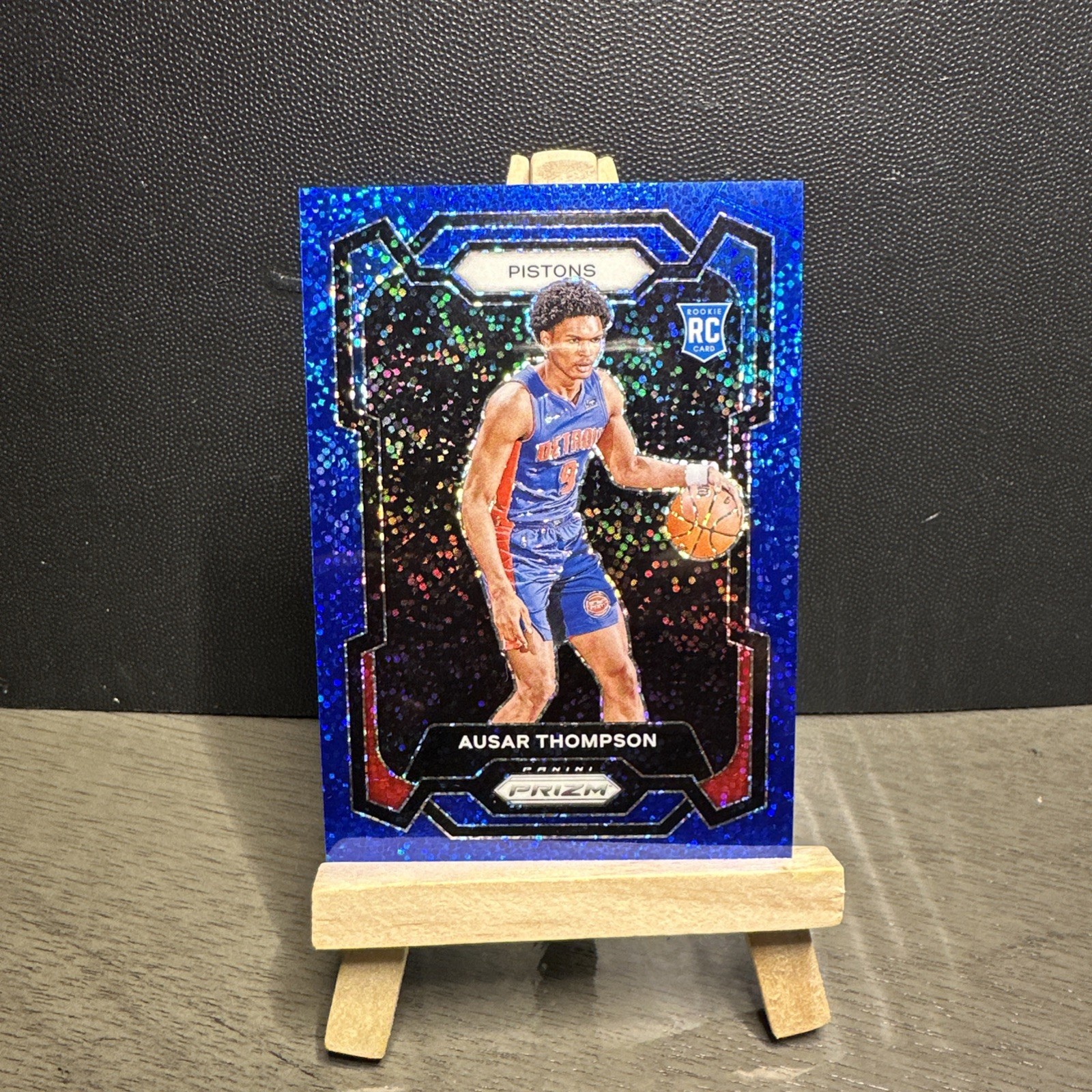 2023-24 Panini Prizm - Ausar Thompson #178 Blue Sparkle Prizm /144 (RC)
