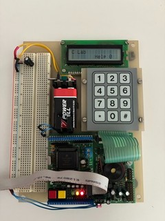 Conrad C Control Unit/ Entwicklungs Kit. mit Tastenfeld Display Breadboard