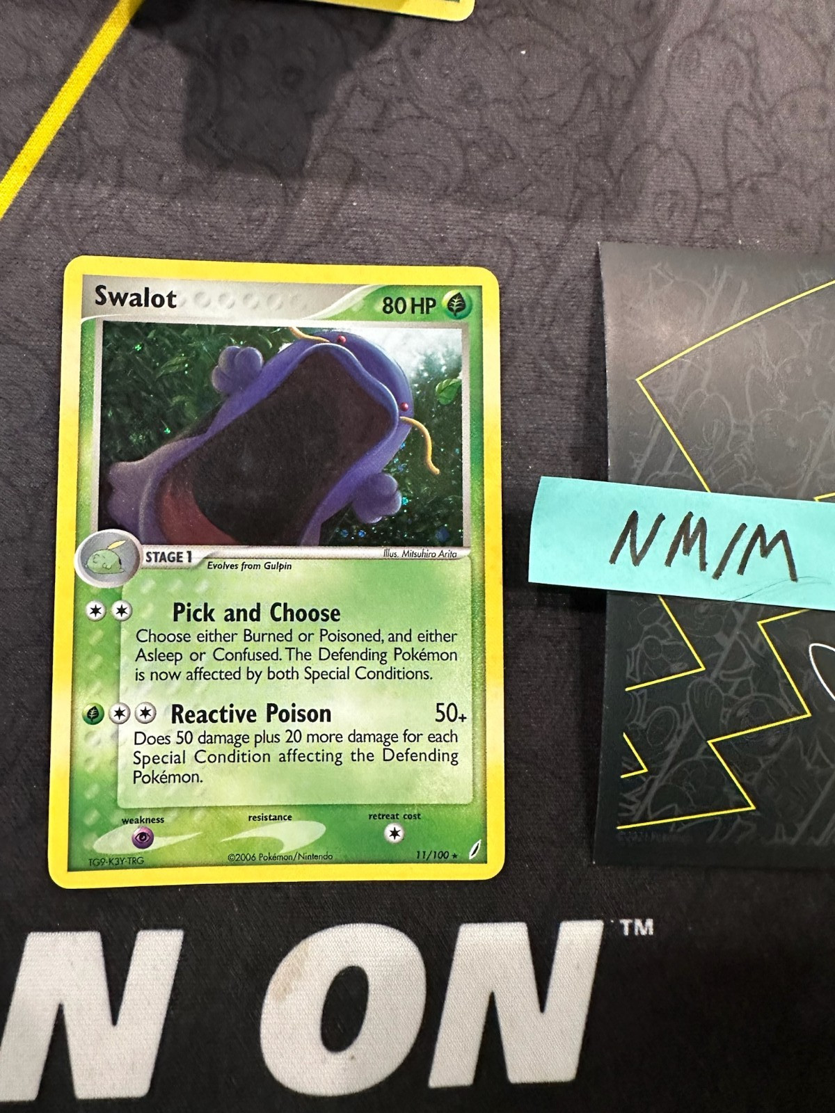 Pokemon Card Swalot EX Crystal Guardians Holo Rare 11/100 085 💎NM💎