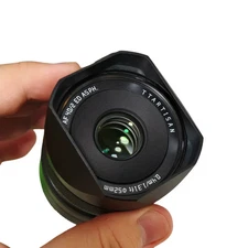Metal Bayonet Square Lens Hood with Cap Fit for TTArtisan AF 40/2 40mm F2.0