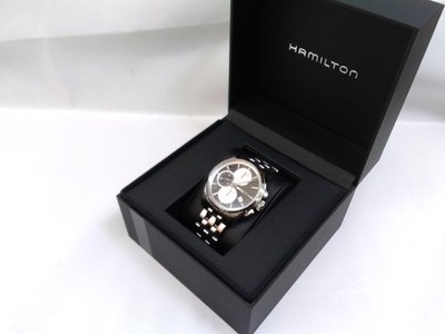 Hamilton Jazzmaster Auto Chrono H325960 Black Dial Men s Watch Automatic Used