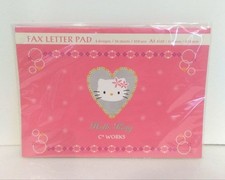 Sanrio Hello Kitty FAX Letter Pad Kitty That Time Retro 2000