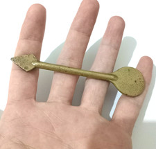 Antique Rare Brass Metal Spoon For Miniature Braziers Unique Piece Collectible