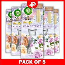 Air Wick Reed Diffusers Air Freshener Cosy Cottage Essential Oils Pack of 5