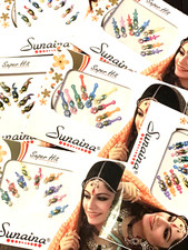 Bindi Shop 9 Multicolor Indian Bridal Bindis Assorted 1 Pack
