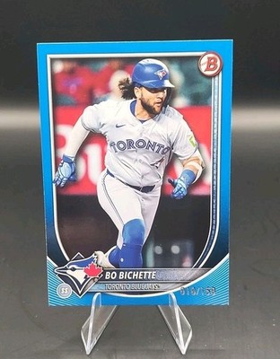  2025 Bowman - #92 BO BICHETTE - Blue Parallel #010/#150 - Toronto Blue Jays  