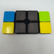 Moose Toys Rubiks Slide Electronic Handheld Puzzle Game Black EUC