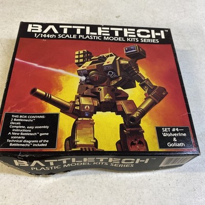 FASA Battletech Set #4 - Wolverine & Goliath New Open Box