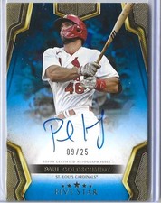 PAUL GOLDSCHMIDT 2024 TOPPS FIVE STAR #FSA-PG BLUE AUTO 3/25 CARDINALS