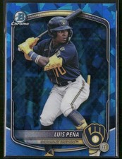 2025 Bowman Draft Sapphire Edition #BDC-105 Luis Peña