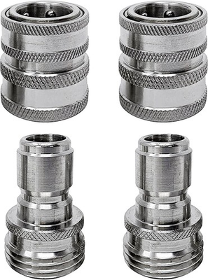 #ad 22 PCS Garden Hose Adapter Quick Connect Fittings Kit for Pressure Washers $82.64