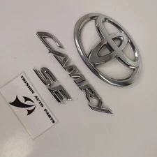 2007-2011 Toyota Camry SE  Emblem Rear Trunk Letters Logo Nameplate Set OEM
