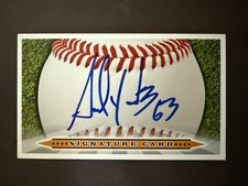 Ariel Hernandez, REDS (2017 Debut) SIGNED 3x5 Index Card (HS)