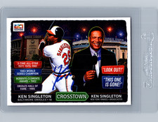 KEN SINGLETON BALTIMORE ORIOLES CUSTOM CARD AUTO AUTOGRAPHED SIGNED