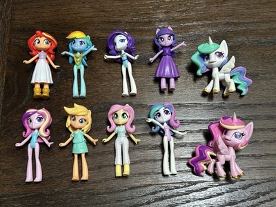 My Little Pony Equestria Girls Minis 4.5'' Dolls Lot Of 10 MLP Fashion Dolls