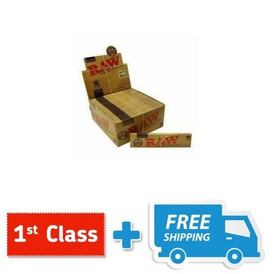 10 x RAW Classic Natural Unraffiniert Rizla Blättchen Slim 110mm King Size 