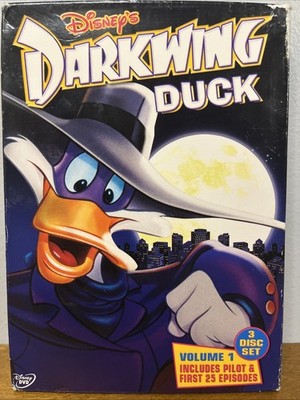 DARKWING DUCK Volume 1, DVD (2006, Disney) Two Episode Pilot + First 25 Episodes