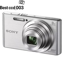 Sony DSC-W830 Cyber-Shot Digital Camera Silver Charger SD Good Condition Tested