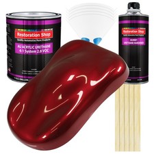 Restoration Shop Fire Red Pearl Acrylic Urethane Gallon Kit Auto Paint Restoration Shop Fire Red Pearl Acrylic Urethane Gallon Kit Auto Paint