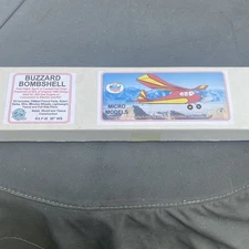 Old Timer, Buzzard Bombshell, R/C airplane Kit, Micro Models f-111 30" ws