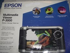 EPSON MULTIMEDIA VIEWER P-3000 PORTABLE STORAGE AND BACK UP