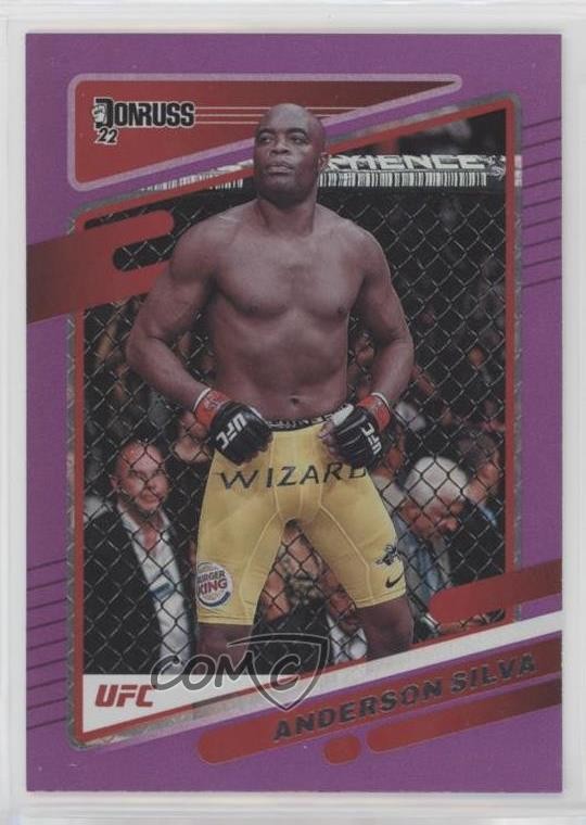 2022 Donruss UFC Purple Flood Anderson Silva #71