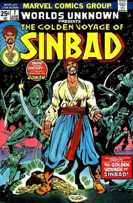 Worlds Unknown (1973) #   7 (5.0-VGF) Golden Voyage of Sinbad 1974