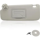 Gray Left Driver Side Sun Visor With Mirro For 2017 2018 Chevy CRUZE 84126666