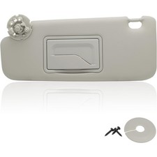 Gray Left Driver Side Sun Visor With Mirro For 2017 2018 Chevy CRUZE 84126666