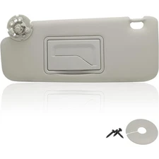 Gray Left Driver Side Sun Visor With Mirro For 2017 2018 Chevy CRUZE 84126666