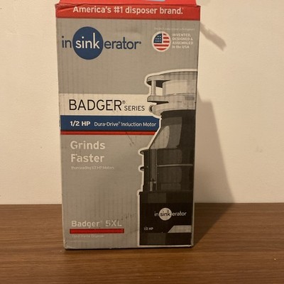 InSinkErator Badger Series 5XL  1/2 HP garbage Disposal ￼