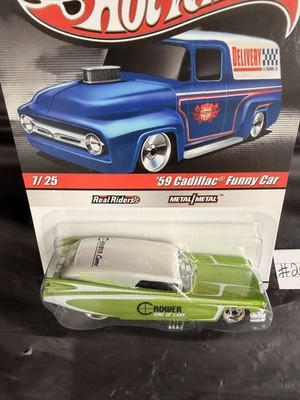 Hot Wheels Delivery 7/25 '59 Cadillac Funny Car W/Real Riders
