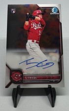 2022 Bowman Chrome TJ Friedl Auto RC Rookie Cincinnati Reds