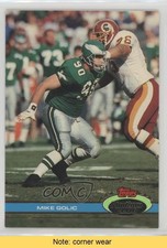 1991 Topps Stadium Club Mike Golic #382 READ g2l
