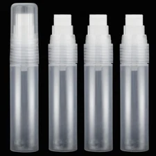 4 Pcs Refillable Paint Pens Empty Graffiti Markers transparent 