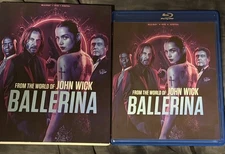 Ballerina: From the World of John Wick (Blu-ray, DVD & Digital) w/slipcase NEW