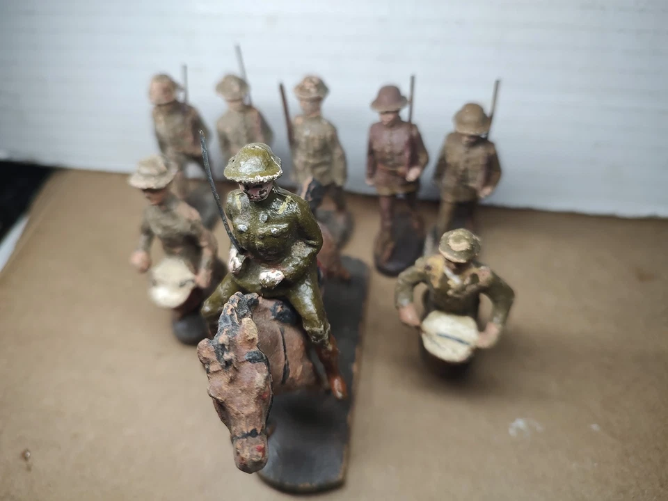 Elastolin WW1 2 1/2" Juguete Soldados Lote 8 Foto 3 de 3