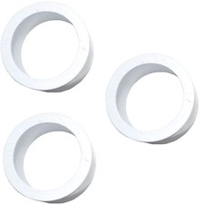 Solvent White 40mm (43mm) x 32mm (36mm) Waste Pipe Reducer - PACK OF 3